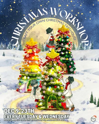 Christmas Treehouse DIY Workshop ❤️ With Free Matcha