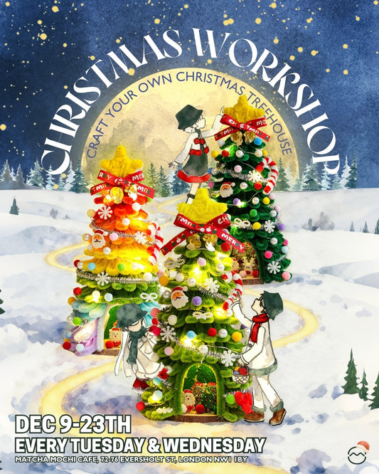 Christmas Treehouse DIY Workshop ❤️ With Free Matcha