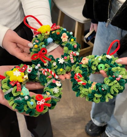 Christmas Wreath DIY Workshop ❤️ With Free Matcha