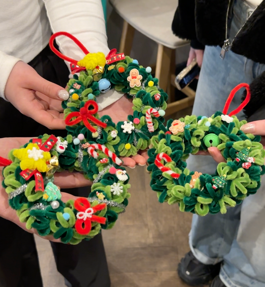 Christmas Wreath DIY Workshop ❤️ With Free Matcha