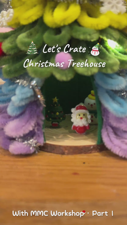 Christmas Treehouse DIY Workshop ❤️ With Free Matcha